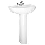 Купить раковина на пьедестале лотос крап на белом, без отверстия,воротынск. в Иваново магазин сантехники Суперстрой