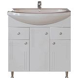 Купить тумба июнь-80 + умывальник балтика-80, sanstar. в Иваново магазин сантехники Суперстрой