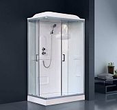 Купить душевая кабина royal rb 8120нр1-т,r(120*80*217) нп,пс,акриловая задняя стенка в Иваново магазин сантехники Суперстрой