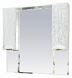 Купить зеркало-шкаф лорд-105 белая пленка, misty. в Иваново магазин сантехники Суперстрой