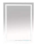 Купить 2 неон - зеркало led  600х800 сенсор на корпусе (двойная подсветка),misty в Иваново магазин сантехники Суперстрой