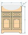 Купить тумба кармела-65 карпатская ель+ раковина байкал,stella polar. в Иваново магазин сантехники Суперстрой
