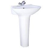 Купить раковина на пьедестале ультра, белый, перелив, воротынск. в Иваново магазин сантехники Суперстрой