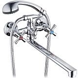 Купить смеситель для ванны с душем qfr7-c722, g-lauf. в Иваново магазин сантехники Суперстрой