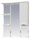 Купить зеркало-шкаф лорд-85 белое, правое, свет, misty. в Иваново магазин сантехники Суперстрой