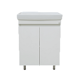 Купить тумба енисей-50 прямая белая + раковина, misty. в Иваново магазин сантехники Суперстрой