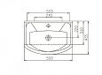 Купить раковина мебельная элеганс 550 белая, киров(rosa). в Иваново магазин сантехники Суперстрой