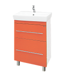 Купить тумба елена - 70 с 2 ящ. оранж, misty в Иваново магазин сантехники Суперстрой