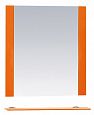 Купить зеркало жасмин-60 с полочкой, оранжевый, misty. в Иваново магазин сантехники Суперстрой