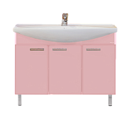 Купить тумба джулия -120   розовая, misty. в Иваново магазин сантехники Суперстрой
