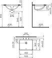 Купить раковина s50 (5339в003-0012,48см) встраиваемая снизу, белый,vitra. в Иваново магазин сантехники Суперстрой