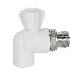 Купить кран д/радиатора п/п верхний угловой 20*1/2 серый, spk. в Иваново магазин сантехники Суперстрой