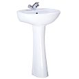 Купить раковина на пьедестале соната белый, перелив, воротынск. в Иваново магазин сантехники Суперстрой
