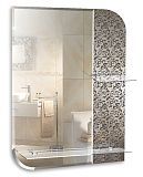 Купить зеркало вьюн 550х750 мм 2 полки, гк серебряные зеркала. в Иваново магазин сантехники Суперстрой