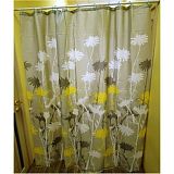 Купить шторка для ванны 180*200 без колец серая 30246 (454431), zalel. в Иваново магазин сантехники Суперстрой