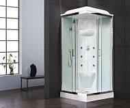 Купить душевая кабина royal rb 90нр7-wt-ch,90*90*217,нп пс,белая задняя стенка в Иваново магазин сантехники Суперстрой