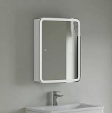 Купить зеркало-шкаф алабама 50/с, белый,универсальное, led, stella polar. в Иваново магазин сантехники Суперстрой