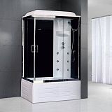 Купить душевая кабина royal rb 8120bp3-bt-ch(120*80)r,вп пс,черная задняя стенка в Иваново магазин сантехники Суперстрой
