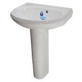 Купить раковина на пьедестале вест без отверстия под смеситель белый, воротынск. в Иваново магазин сантехники Суперстрой