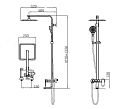 Купить душевая система  estilo 62182, kaiser в Иваново магазин сантехники Суперстрой