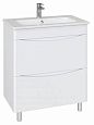 Купить тумба smile 60, 2/ящ, белая, sanstar в Иваново магазин сантехники Суперстрой