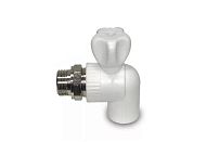 Купить кран д/радиатора п/п верхний угловой 20*1/2 бел (50/10), formule. в Иваново магазин сантехники Суперстрой