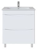 Купить тумба smile 60, 2/ящ, белая, sanstar в Иваново магазин сантехники Суперстрой