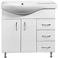 Купить тумба концепт-80r,3 ящика+раковина коралл-82,stella polar. в Иваново магазин сантехники Суперстрой