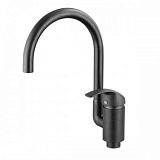 Купить смеситель nova 23044-9 кухня black mat,kaiser в Иваново магазин сантехники Суперстрой