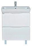 Купить тумба венера - 70, с 2 ящиками белая , misty. в Иваново магазин сантехники Суперстрой