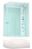 Купить душевая кабина domani delight 128 high r вп см-белая задняя стенка, электрика, гидромассаж в Иваново магазин сантехники Суперстрой