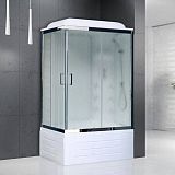 Купить душевая кабина royal rb 8120bp3-wc-ch(120*80)r,вп пс,белая задняя стенка в Иваново магазин сантехники Суперстрой