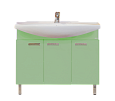 Купить тумба джулия -105  салатовая,misty. в Иваново магазин сантехники Суперстрой