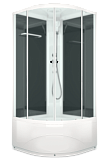 Купить душевая кабина domani delight 110 high,100*100  вп см-черная задняя стенка в Иваново магазин сантехники Суперстрой