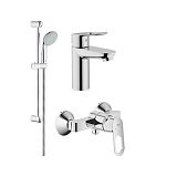 Купить комплект для ванной комнаты grohe bauloop 118111 (комплект) в Иваново магазин сантехники Суперстрой