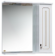 Купить зеркало - шкаф вояж - 70 прав. белая патина,misty. в Иваново магазин сантехники Суперстрой