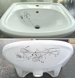 Купить раковина арго-50 белый декор, старый оскол. в Иваново магазин сантехники Суперстрой