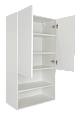 Купить шкаф подвесной амур-60 над стиральной  машиной с полками, misty. в Иваново магазин сантехники Суперстрой