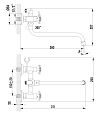 Купить смеситель для ванны с душем lm6541c, lemark. в Иваново магазин сантехники Суперстрой