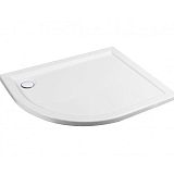 Купить поддон литьевой мрамор омега 800*1000 пр. ассиметричный (компл), эстет в Иваново магазин сантехники Суперстрой