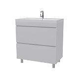 Купить тумба памелла-70 белая+ раковина слим,stella polar. в Иваново магазин сантехники Суперстрой