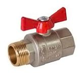 Купить кран шаровый 1/2 г/ш бабочка,eco. в Иваново магазин сантехники Суперстрой