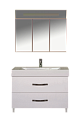 Купить тумба виктория -110  2 ящ. белая эмаль,misty. в Иваново магазин сантехники Суперстрой