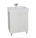 Купить тумба вирджиния (бабочка) - 60 прямая белая факт.,misty. в Иваново магазин сантехники Суперстрой