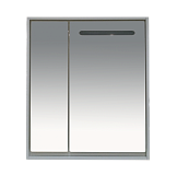 Купить зеркало-шкаф барселона - 75 со светом, белый , misty. в Иваново магазин сантехники Суперстрой