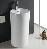 Купить раковина на пьедестале моноблок в135-1(7006), melana. в Иваново магазин сантехники Суперстрой