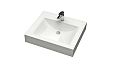 Купить раковина над стиральной машиной шерри v3,цвет белый 580х485х130+комплект кронштейнов,marrbaxx в Иваново магазин сантехники Суперстрой