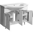 Купить тумба сильва-100 белый+ раковина эльбрус ,stella polar. в Иваново магазин сантехники Суперстрой