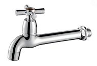 Купить кран водоразборный 1/2 хром удлиненный, россия. в Иваново магазин сантехники Суперстрой