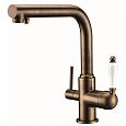 Купить смеситель для кухни под фильтр vincent 31144-1 античная бронза, kaiser в Иваново магазин сантехники Суперстрой